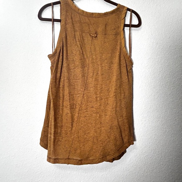 Free People Traveler Tank Moss Camel Tan Size XS (oversized) Bohemian - Picture 7 of 7